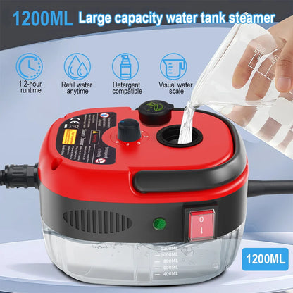 Multifunctional Handheld High Pressure Steam Cleaner Portable Household Steam Machine for Kitchen Hood Home Car Cleaning
