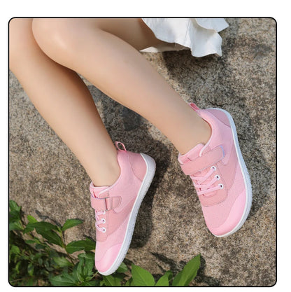 Kids wide foot barefoot shoes boys and girls minimalist kids sneakers natural opening shoes toddler small big kids walking shoes