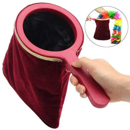Magical Change Bag Magic Prop Twisting Handle Make Things Appear Disappear Performance Stage Magic Trick for Kids Party Supplies