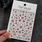 Winter Christmas Atmosphere Nail Stickers Snowman Snowflake Wapiti Self-adhesive High Quality Cute Nail Stickers Nail Art Deco