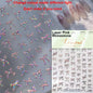 1pcs 5D Diamond Japanese White Lace Bow Nail Art Stickers Pearl Rhinestones Nail Decoration Adhesive Decals Slider DIY Accessory