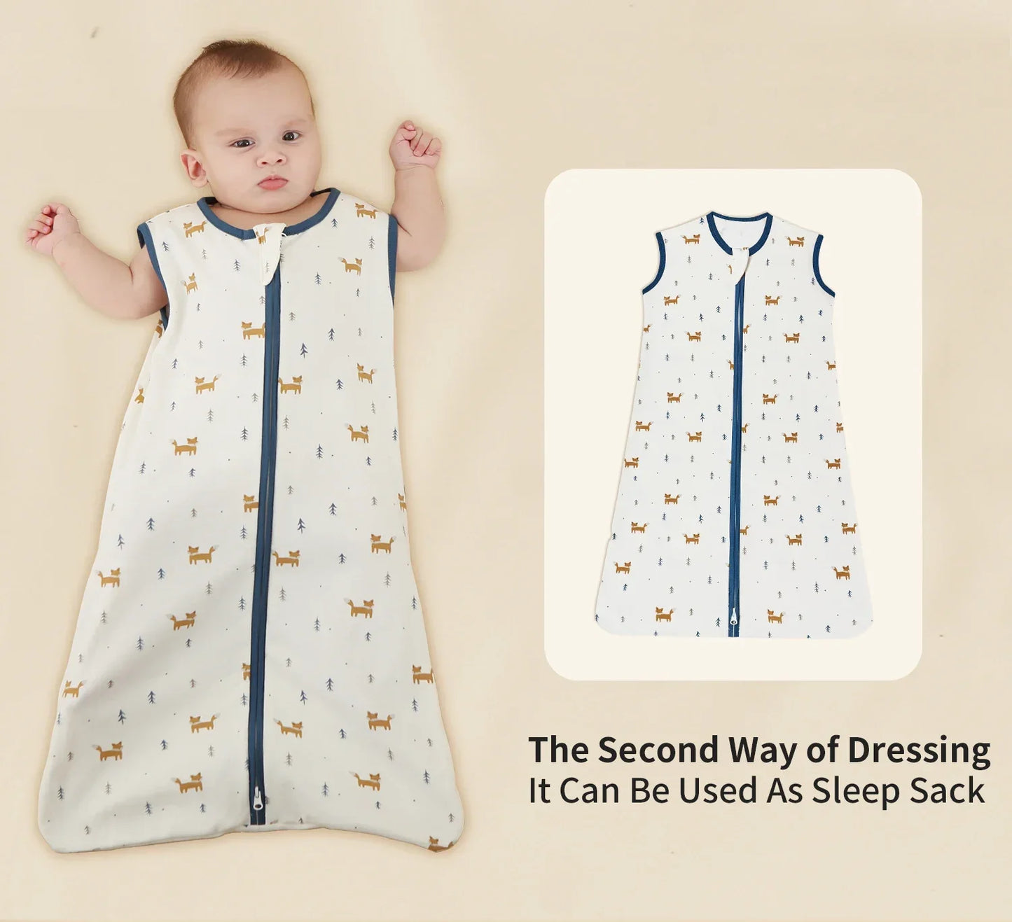 Baby Sleeping Bag For Newborn Sleep Aid Thin Soft Cotton Boys Girls Wrap Sleepwear Adjustable Breathable Baby Swaddle Blanket