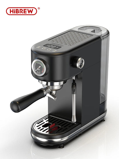 HiBREW 20Bar Semi Automatic Espresso Coffee Machine Temperature Adjustable Cold/Hot Super Slim Coffee Maker Cappuccino H10B