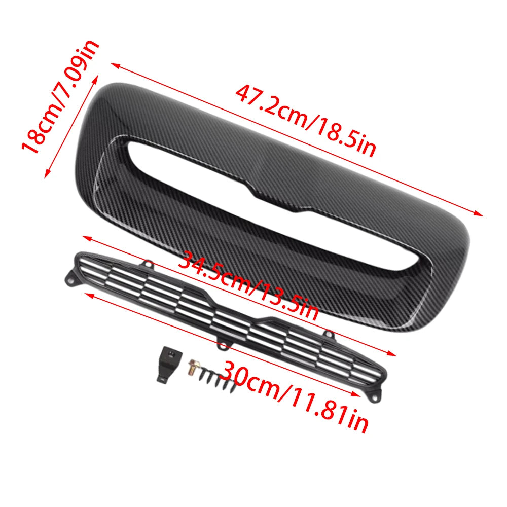 Car Front Air Intake Vent Scoop for Mini Cooper S R55 R56 R57 R58 R59 2007-2013 Hood Scoop 51132756095 51132757694 51232752275