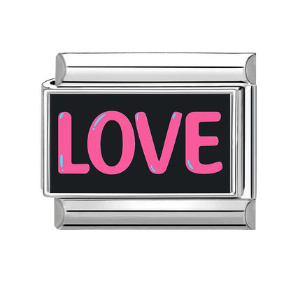 2026 Women Colored Star 1976 Eyes Heart Swan Watermelon Charms Italian Links Fit 9mm Bracelet Stainless Steel DIY Making Jewelry