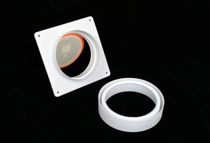1PCS Bathroom Check Valves Pipe Ventilator Air Valve Backdraft Damper Duct Preventer Backflow Back Draft Damper Home Improvement
