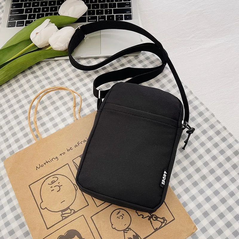 Women Fashion Mobile Phone Bag Portable Messenger Bag All-match Mini Small Crossbody Bag Hanging Neck Purse Vertical Handbag