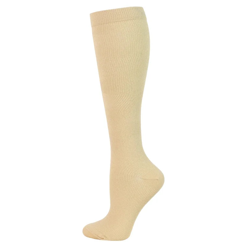 New Men Women Compression Socks for Leggings Running Marathon Pressure Soccer Adult Socks Network Red Pressure Nurse Men Socks