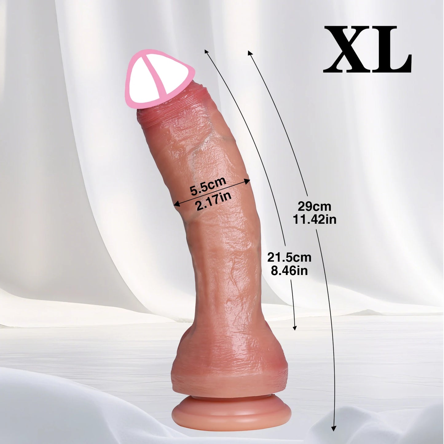 Soft Dildo Realistic Skin Penis Cheap Double Silicone Dildos Suction Cup Thick Dick Anal Sex Toys Men Women Gay Strapon Cock