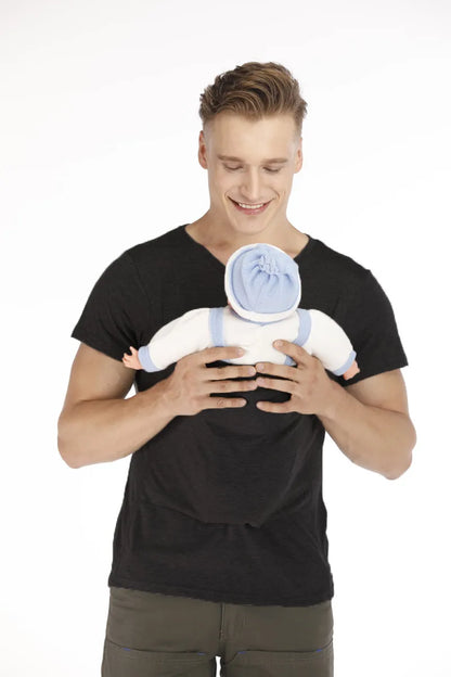 Safety Kangaroo Pocket T-Shirt Baby Carrier Summer Pregnancy Clothes Mother Father Short Sleeves Tops Feeding Nylon Cotton Tees