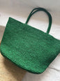 2026 Large Handwoven Rattan Tote Bag for Women Natural Straw Beach Bag Purse Luxury Shoulder Bags Handbag Summer
