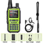 Baofeng UV-5R Mini Walkie Talkie Bluetooth Programming APP Long Range 999 Channels Radio With Protective Case Tactical Antenna