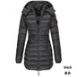 Winter Korean New Women's Cotton Padded Clothes Women's Medium Long Slim Cotton Padded Jacket Warm Down Cotton Padded Jacket