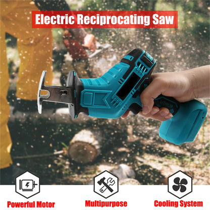 100MM Cordless Electric Reciprocating Saw 3000RPM Variable Speed Metal Wood Cutting Tool Electric Saw For Makita 18V Battery