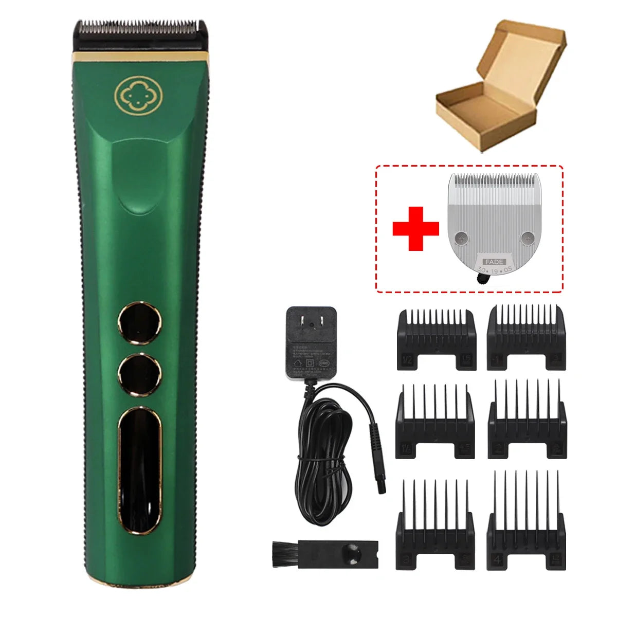 Madeshow 982F 986F Professional Hair Clippers Hair Trimmer Men's Adjustable Cordless Hair cutting Machine Barbers Beard Trimmer