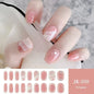 16/18/20Tips Semi-Cured Gel Nail Strips Adhesive Full Cover Stickers for Nails UV Lamp Need Press On Nails Fashion Manicure