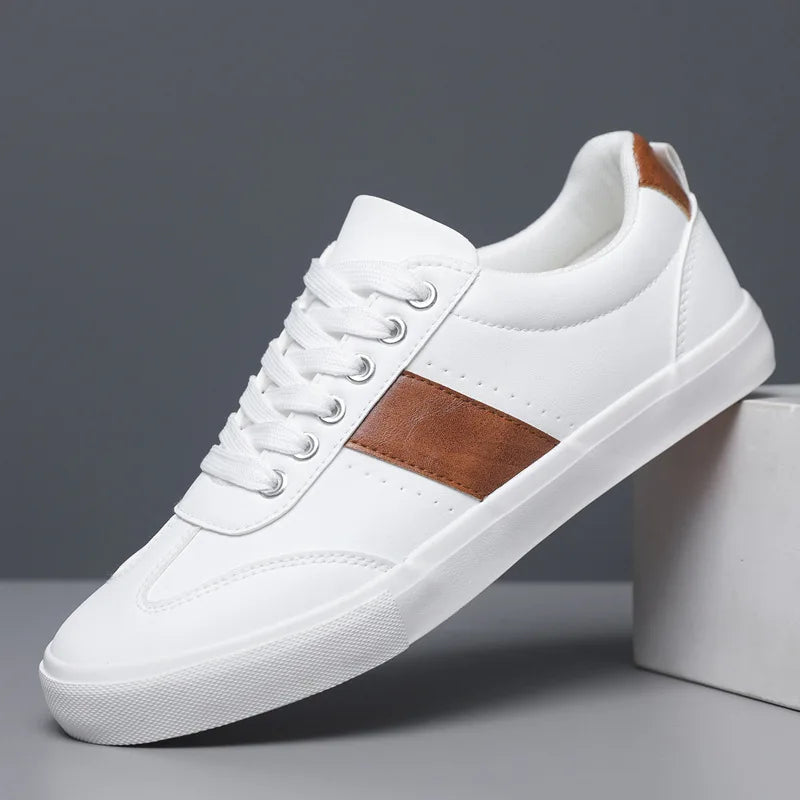 Sneakers Men 2026 Spring Board Shoes Men's Casual Shoes Breathable Student Casual Shoe Low Cut Color Blocked Men's Shoes