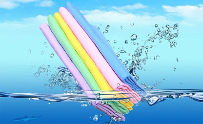 Car Towel Pva Wash Premium Quick-Dry Towel Ultra Absorbent Scratch-Free Reusable For Auto Maintenance Soft Cloth color random