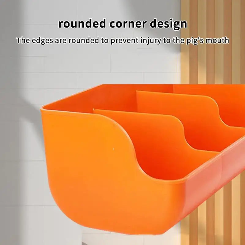 5 Slots Piglet Fodder Slot Farm Animal Supplies Livestock Fodder Dish Feeding Bowl For Cattle Pigeon Dog Goat Piglet Feeder