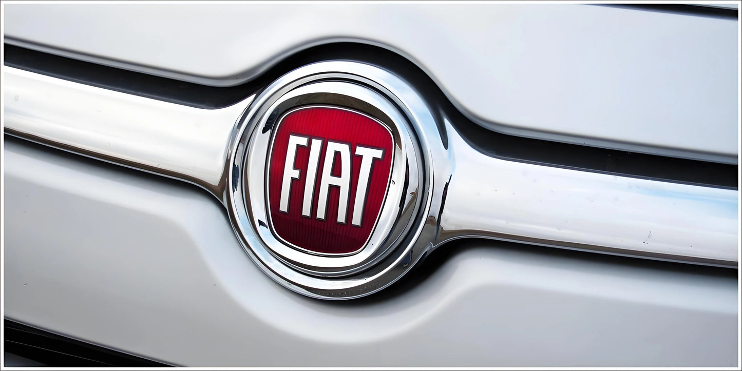 1ps 8.5cm 10cm 12cm 85mm 100mm 120mm fiat Emblem Car Front logo Front grill front Rear Bumper tail door trunk Emblem Accessories