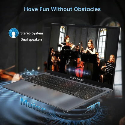 14.1" Ultra Slim Portable Laptop Intel Core I9-10980HK Win11 Pro 16GB RAM 2TB SSD FHD WiFi6 BT5.2 Gaming Office Student Notebook