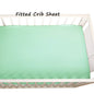 Baby Crib Sheets for Boys Girls Solid Color Fitted Crib Sheet Toddler Mattress Protector Cover Newborn Bed Sheet Babies Stuff