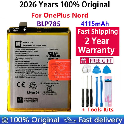 Original Battery For Oneplus one 1+ For OnePlus 1 2 3 1+3 One Plus Nord 2 N10 X 3 3T 5 5T 6 6T 7 7T 8 8T 9 9R Pro Plus Batteries