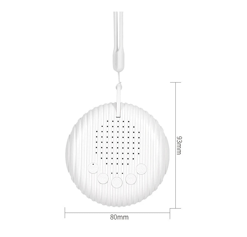 White Noise Sound Machine Portable Baby Sleep Machine 10 Soothing Sounds Volume Adjustable Built-in Rechargeable Battery USB