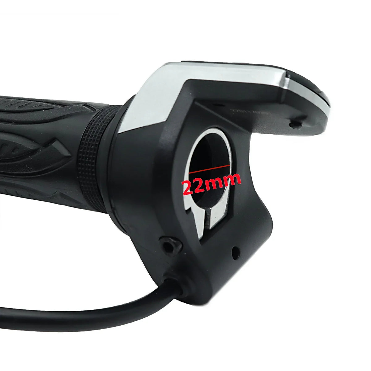 24V/36V/48V Electric Bike Twist Grip Throttle with LCD Battery Display Electric Bicycle Throttle Grip with Power Indicator