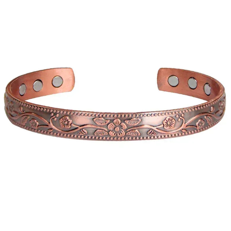Pure Copper Magnetic Bracelet Men Arthritis Adjustable Magnets Women Cuff Therapy Health Energy Bangles Dropshipping / Wholesale