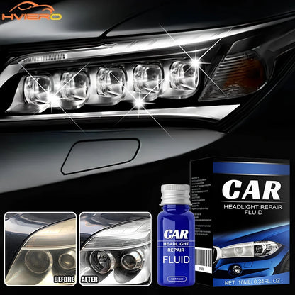 Car Headlight Scratch Repair fog Remover 10/30/50ml Light Cleaner Automotive Restoration Kit Polishing Cleaning Maintenance tool