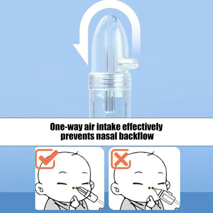 Nasal Aspirator for Baby Nose Cleaner Booger Sucker for Baby Hand Puller Clogged Passages and Boogers for Kids Toddler Children