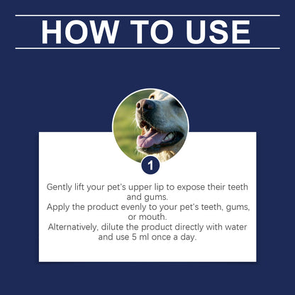 Pet Oral Care Agent Probiotics Pet Dental Water Reduce Plaque Tartar Remove Bad Breath Promote Gum Health Dog Cat Oral Cleaner