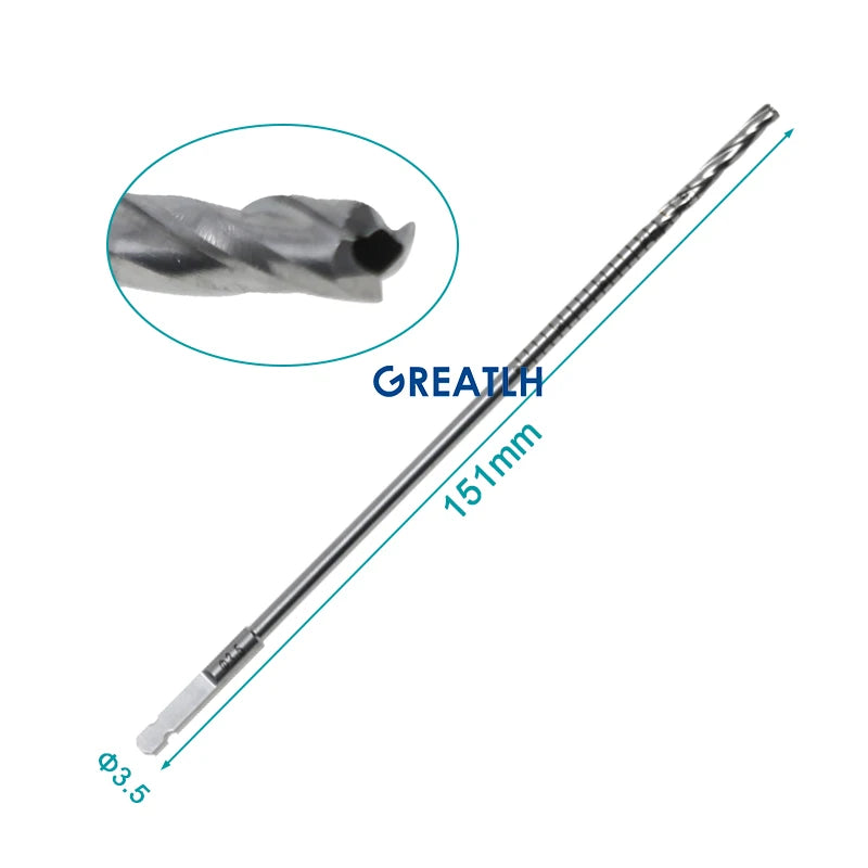 Orthopedic Surgery AO Quick Fit Drill Bits Veterinary Pets Surgical Instruments Medical Supplies and Equipment Stainless Steel