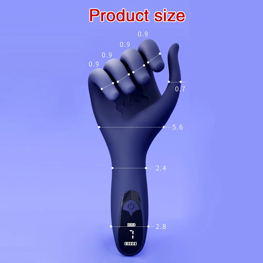 Glans Trainer for Men Powerful Vibrating Penis G Spot Masturbator Soft Fingertip Prolong Endurance Massage Vibrator Erotic Toys