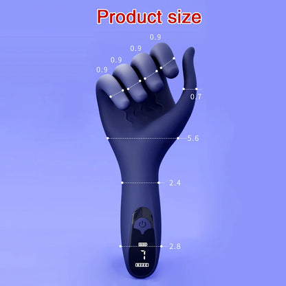 Glans Trainer for Men Powerful Vibrating Penis G Spot Masturbator Soft Fingertip Prolong Endurance Massage Vibrator Erotic Toys