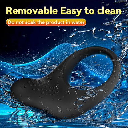 APP Control Vibrator Cock Ring for Men Delay Ejaculation Penis Ring Sex Toys Lock Penisring Cockring Adult Male Sex Supplies 18+
