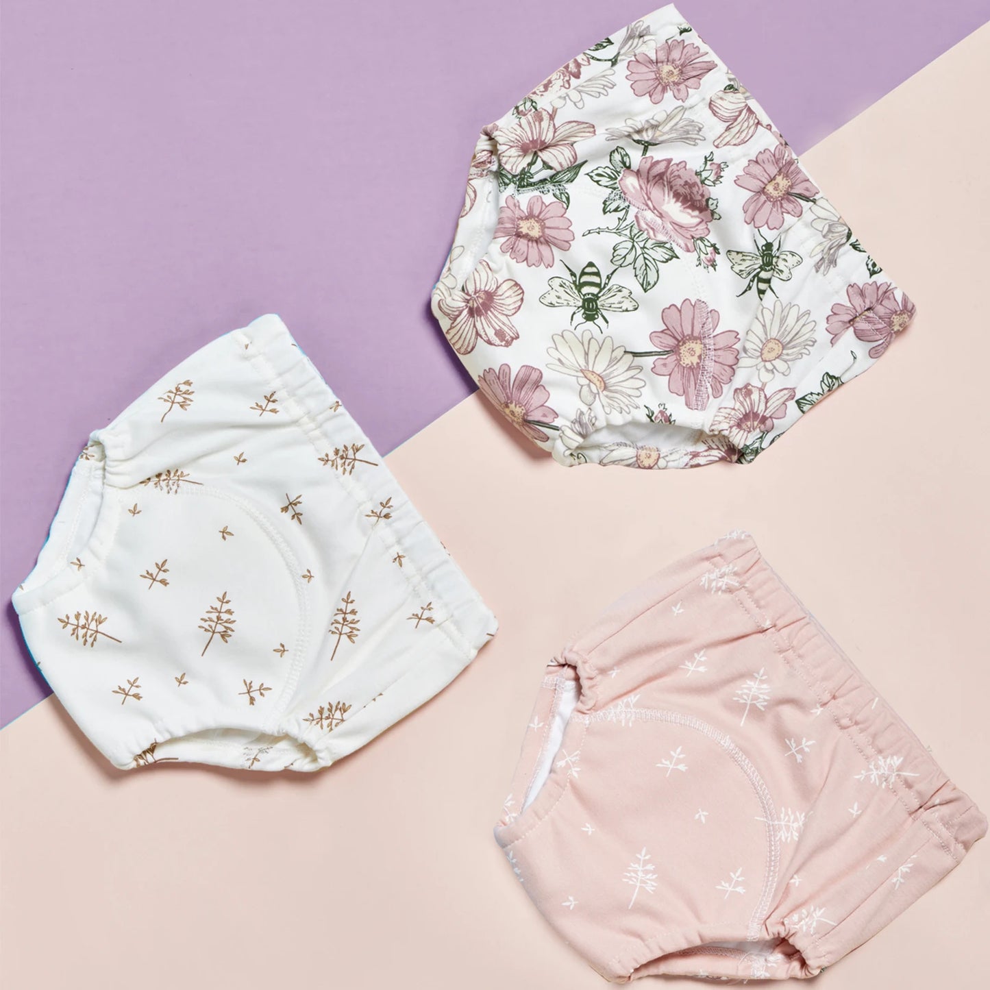 3pcs/Lot Baby Cotton Training Pants Panties 6 Layer Waterproof Cloth Diapers Reusable Toolder Nappies Diaper Baby Underwear