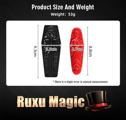 Mummy Prediction Magic Tricks Plastic Egyptian Mummy Mystery Box Close Up Magic Props Show Party Magic Toys Accessories
