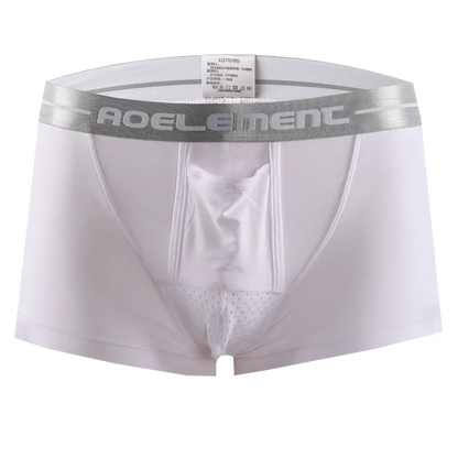 Bullet separate underwear Men's ventilated summer dry underpants Ice silk bag ice healthy boxers