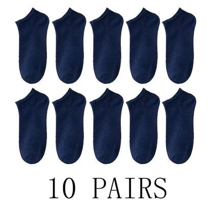 5/10-Pack Unisex Comfort-Fit Ankle Socks For All, Breathable & Lightweight - Ideal For Sports & Daily Wear