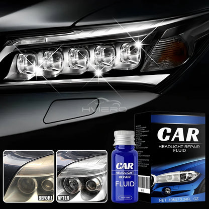 Car Headlight Scratch Repair fog Remover 10/30/50ml Light Cleaner Automotive Restoration Kit Polishing Cleaning Maintenance tool