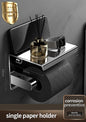 Stainless Steel Paper Towel Holder Without Punching Wall-Mounted Kitchen Roll Holder Toilet Paper Holder Bathroom Towel Rack