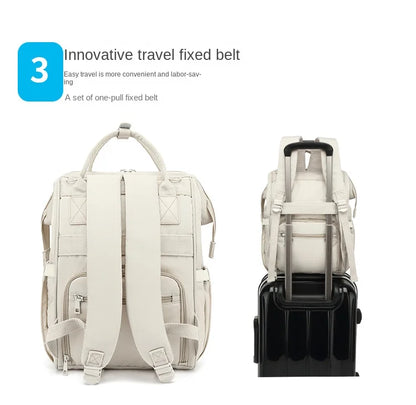 Baby Diaper Bags Mom Backpack Maternity Bag for Baby Large Capacity Mommy Bag Waterproof Travel Baby Stroller Bag Mother Kids