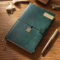 Fromthenon Leather TN Travel Notebook Handbook Diary First Layer Cowhide Diary Handbook Notes Handmade Loose-leaf Notebook