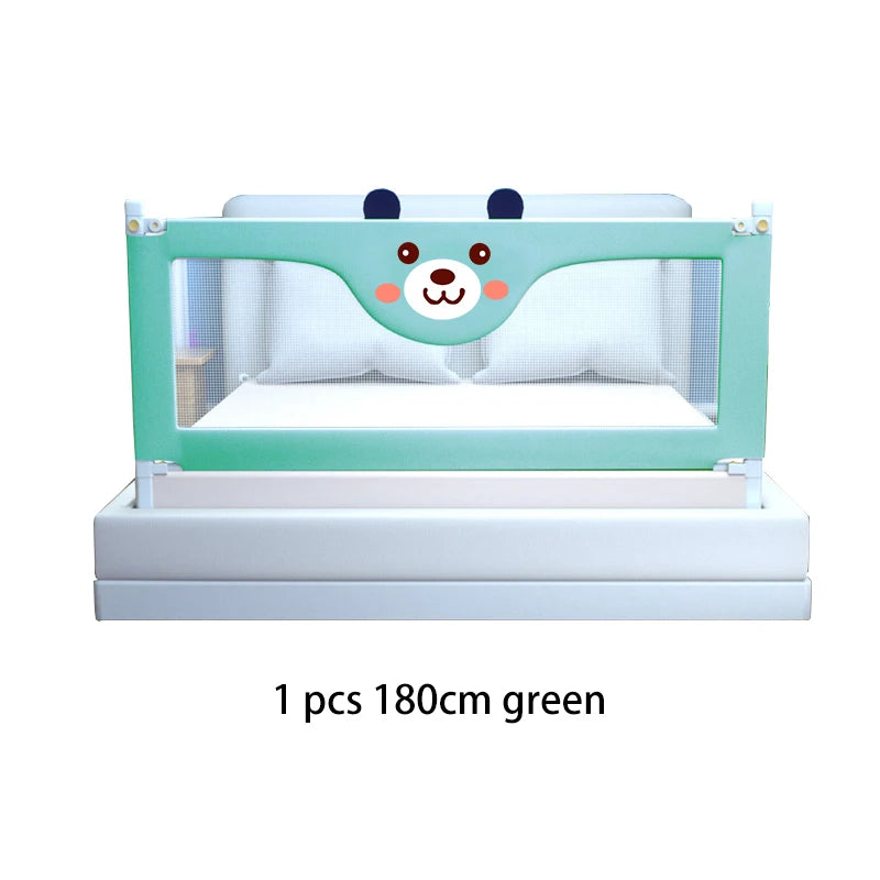 IMBABY Bed Guardrail Liftable Crib Protectors Adjustable Handrail Bed Safety Children Washable Baby Safety Bed Barrier Bumper