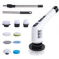 Electric Cleaning Brush Bathroom Wireless Electric Spin Scrubber Portable Car Wash Brush with Cleaning Sponge Home Appliances