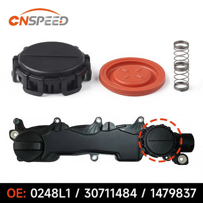 For Ford C-MAX Fiesta VI Focus II Fusion Citroen Berlingo C2 C3 C4 Volvo Car PCV Valve Cover Kit Membrane Repair Accessories New