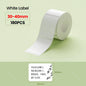 5 Rolls Niimbot Thermal Papel For B21 B1 Printer Home Office Labels Roll Colorful Adhesive Paper Square Printable Sticker Papers