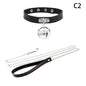 Sexy Leather Heart Necklace Collar Set with Leash for Women BDSM Cosplay Bondage Accessories Couple Role Play Game Props